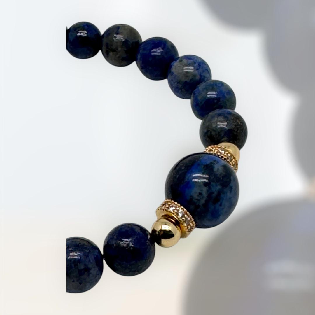 Bracelet lapis-lazuli 1155