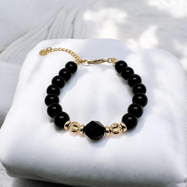 Bracelet en obsidienne naturelle 1151