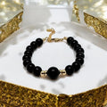 Bracelet en obsidienne naturelle 1149