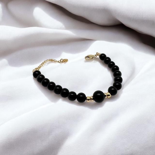 Bracelet en obsidienne naturelle 1149