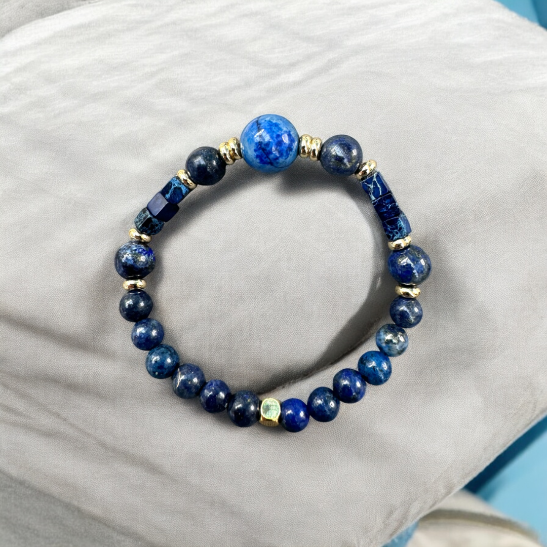 Bracelet en sodalite naturelle 1122