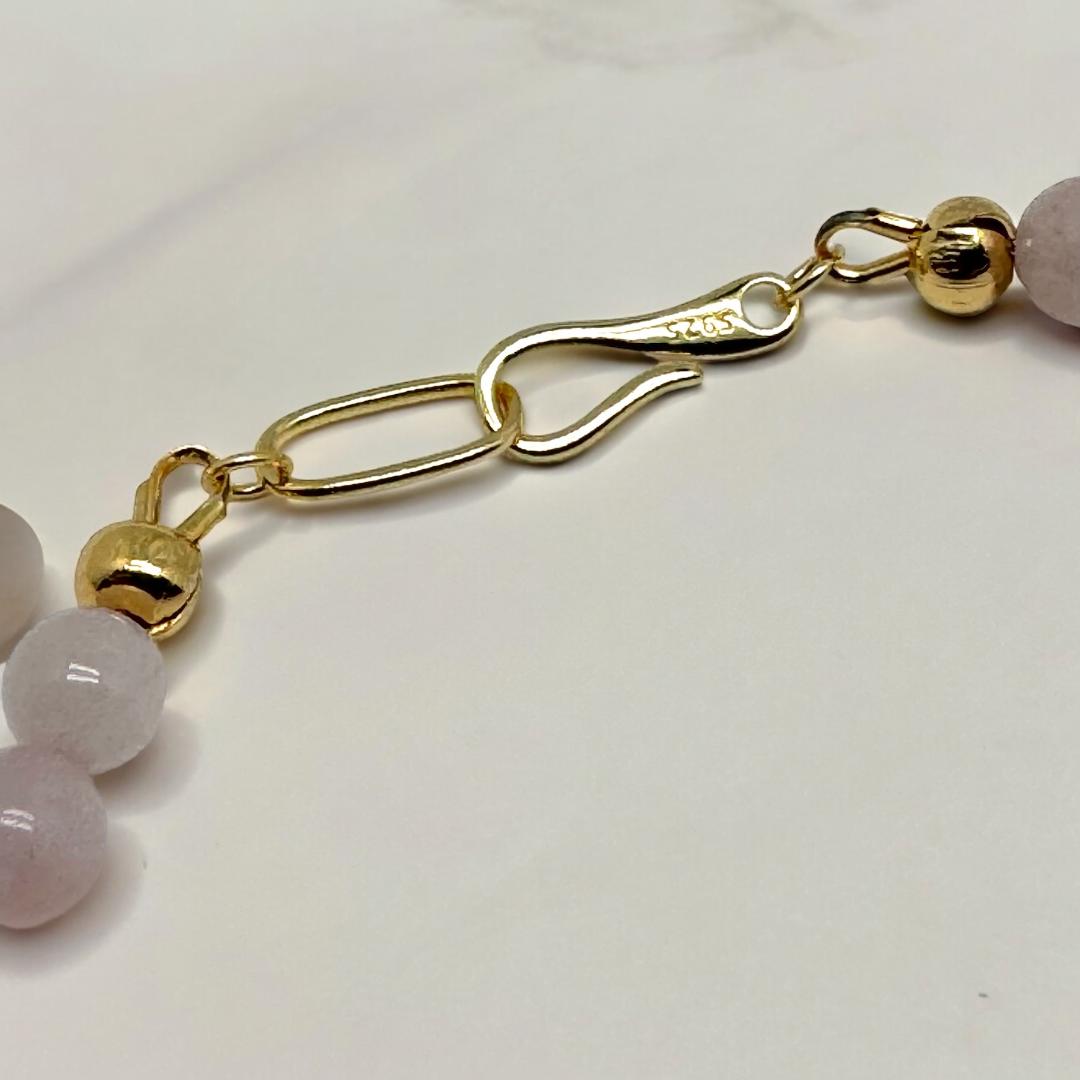 Collier en quartz rose 2145