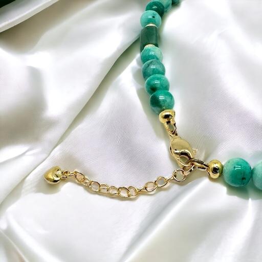 Collier en amazonite naturelle 2119