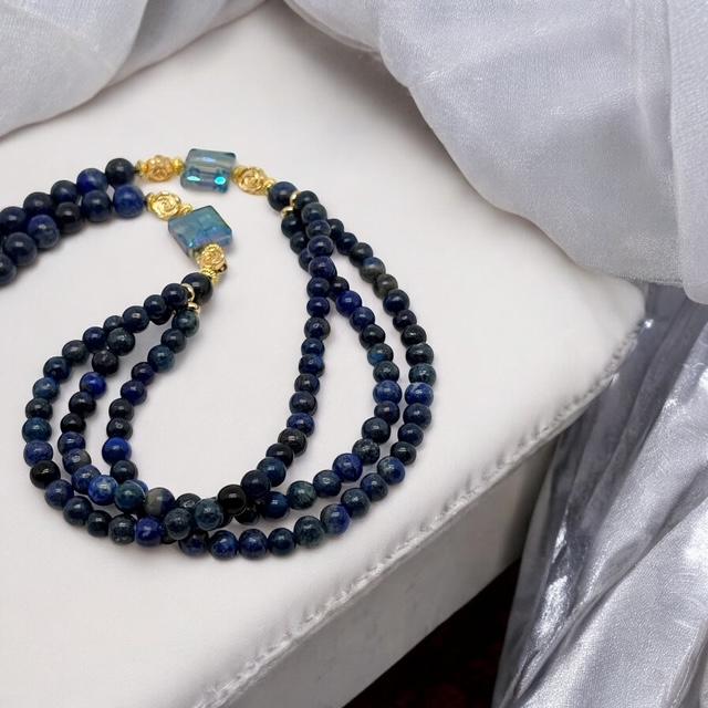 Collier en lapis-lazuli 2178