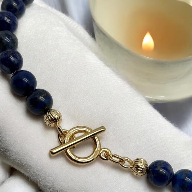 Collier en lapis-lazuli 2178