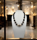 Collier en obsidienne naturelle 2184