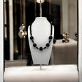 Collier obsidienne naturelle 2200
