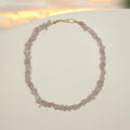 Colleir en quartz rose 2143