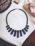 Collier plastron en lapis-lazuli 2118