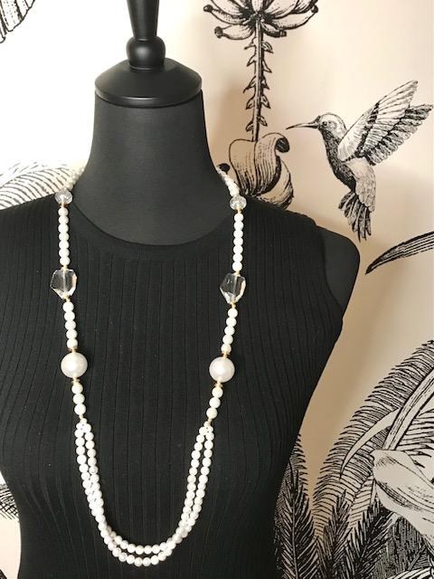 Yuccer Long Collier De Perles De Culture - Sautoir Multi-Rangs 150cm - Élégance Intemporelle