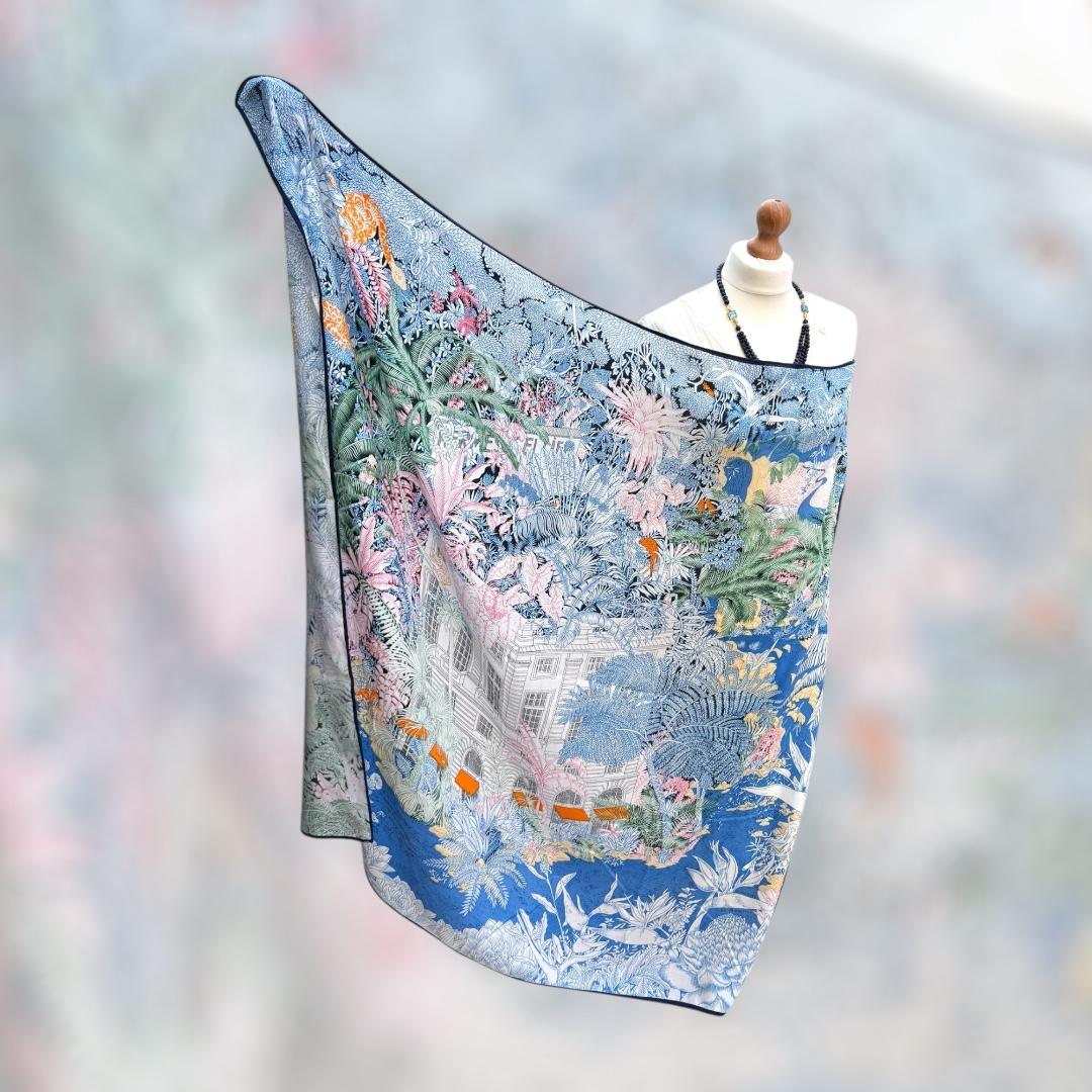 Foulard soie et cachemire 5055