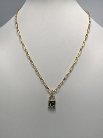 Collier plaqué or "cadenas" 2035