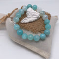 Bracelet en agate bleu vert 1044