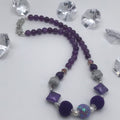 Collier en améthyste et perles indonésiennes 2106