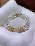 Bracelet double-rangs en perles 1081