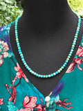 Collier en jade aqua bleu et vert 2081