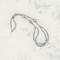 Collier sautoir long en perles de cultures 2090